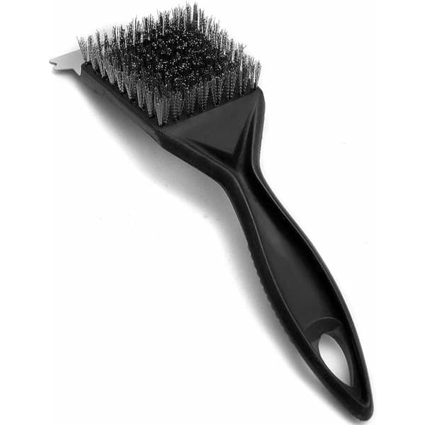 Stainless Steel Grill Brush, Wire Brush, Cleaning Tool with Scraper