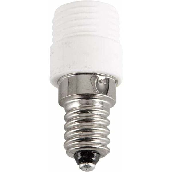 2-pakning E14 til G9 Keramisk Sokkeladapter for LED, Halogen, CFL-pærer