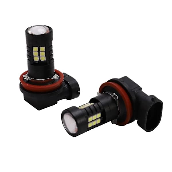 2x Canbus H8 3030 21smd LED DRL Varselljus Dimljuslampor För