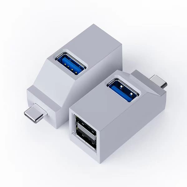 1 stk (hvid) Type-C 3.1, splitter, forlængerhub
