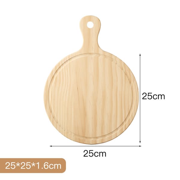 10 tommer - 25*25*1,6 cm - Pizzaspade Pizzapande Pizzabakke Pizzaspade