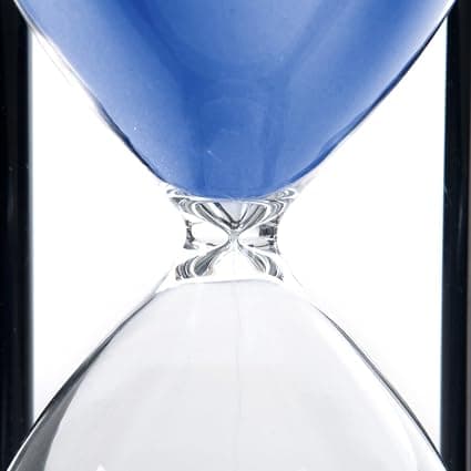 60 minutters sandur, træ, blå