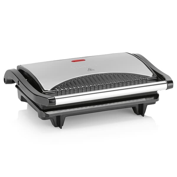Kontaktgrill 2 grillplater Svart, Silver 700