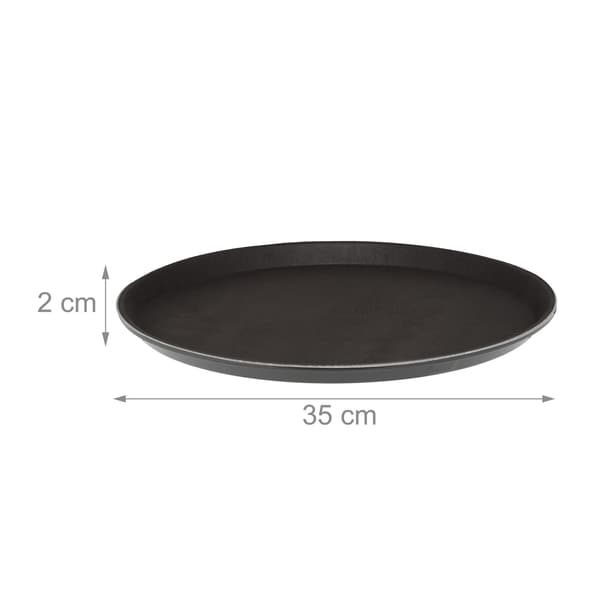 Runde serveringsbrett sett, 3 deler, 35 cm diameter 1640