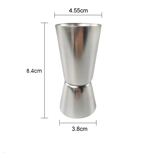 Tuplamittakuppi – Cocktail Jigger 30/60ml Silver silver
