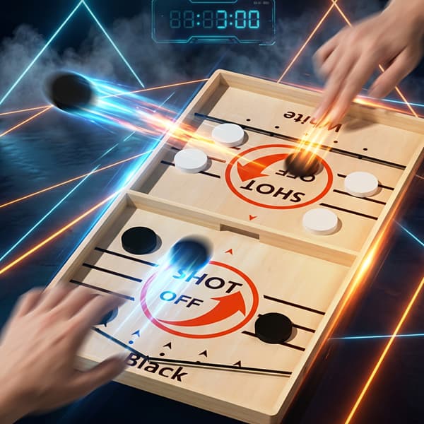 Wooden Table Hockey for Two Players