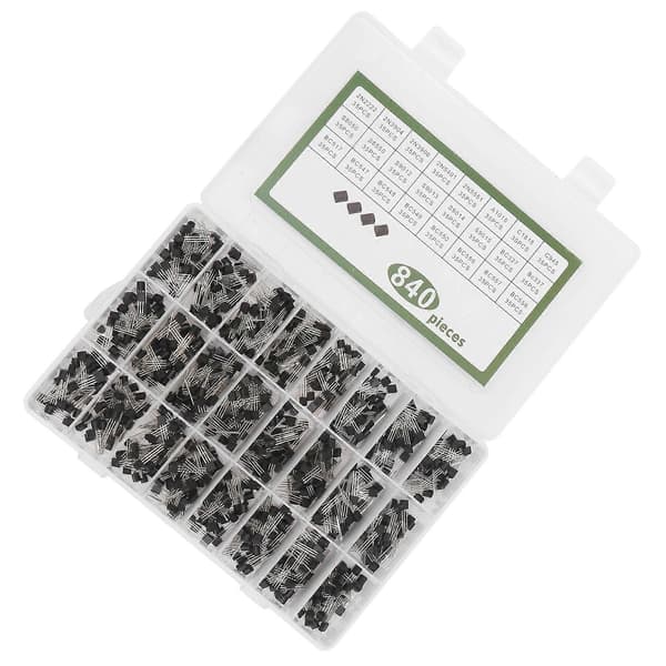 840 stk. Strømtransistor Kit Triode Sortimentsæt Industrielle Kontrolkomponenter TO-92