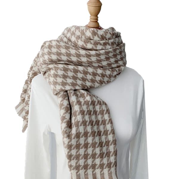Skjerf for kvinner Vinter Skjerf for kvinner Kaldt vær Skjerf & Sjal Dameskjerf Khaki