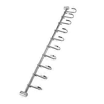 1 pc Wall Mounted Stainless Steel Rack Multifunctional Kitchen Wall Hanger