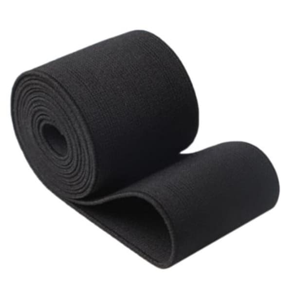5m sort elastikbånd - 3cm elastikbånd