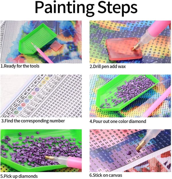 DIY 5D Diamond Art Painting Kit Full Diamond - 30x40cm (Castle)