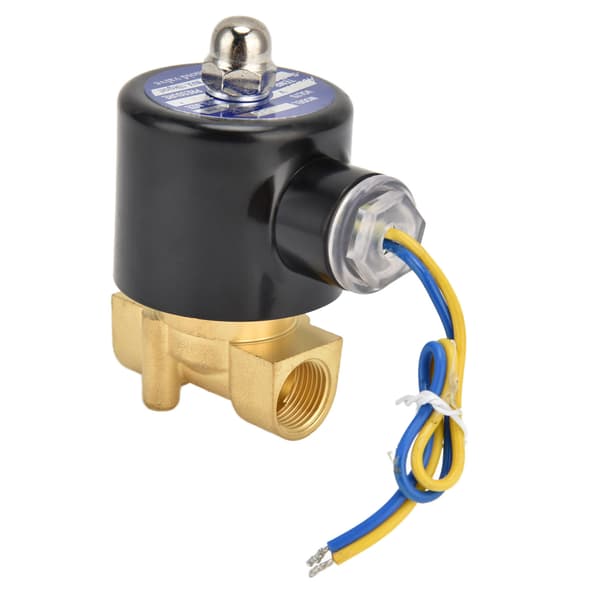 2W‑040‑10 G3/8 tommer magnetventil messingmembran normalt lukket elektrisk magnetventil til vandluftolie AC220V