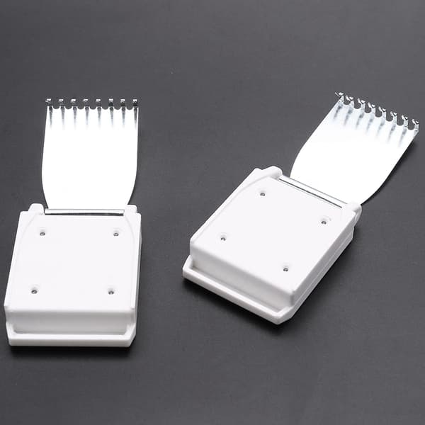 5 st Stickmaskinstillbehör Klo-vikt för Brother Silver Reed Singer Stickmaskin DIY Vit White