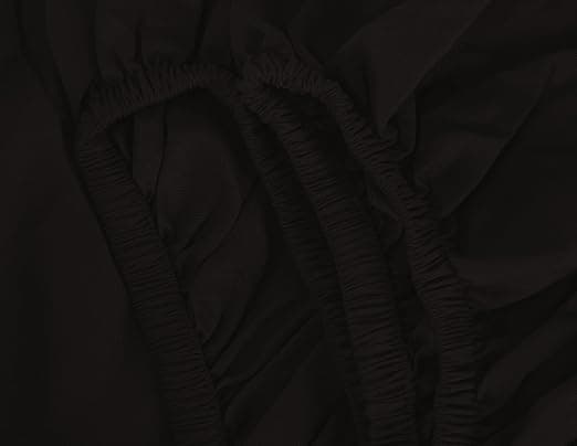 Mikrofiberlagen Sort 160 x 200 x 30 cm