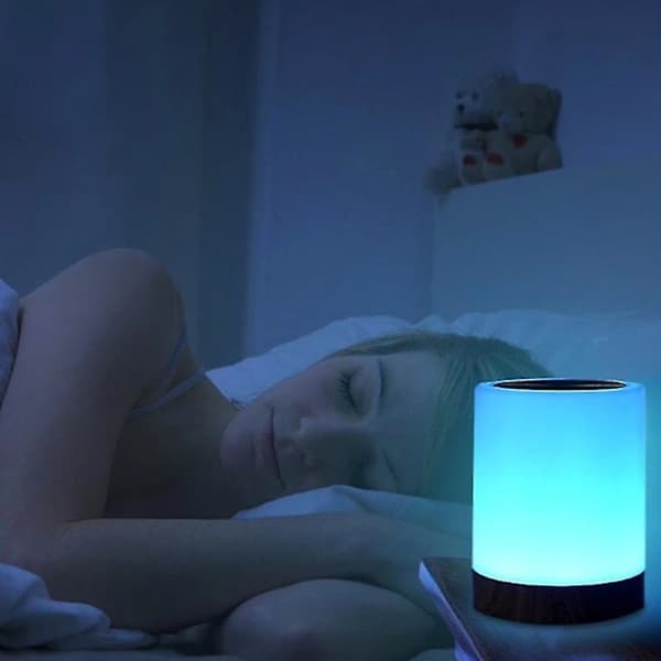 Dæmpbar bordlampe med touchkontrol | Varmhvid sengelampe [JUN]