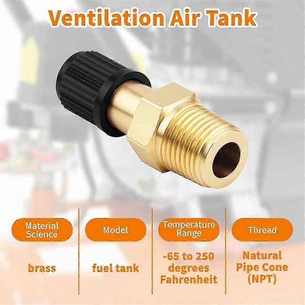 4-pack mässings 1/8\" Schrader-ventilset med tätningshattar Guld Gold