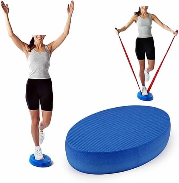 Oval Foam Balance Board, Stable Exercise Plate, Portable Gymnastics Training Board, Non-Slip Balance Training Board