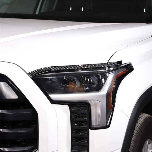 For 2022-2023 Headlight Eyebrow Sticker Real Soft Fiber