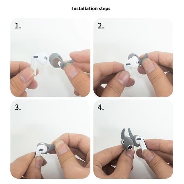 5 Pairs Replacement Silicone Earbuds for Samsung Galaxy Buds3 Non-slip Ear Hooks Soft Covers