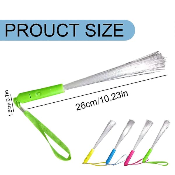 Glow Sticks Festutstyr – Selvlysende lysende pinner, kompatible med påske, karneval, bryllup, bursdag, camping – 10\" varm rosa (1 stk)