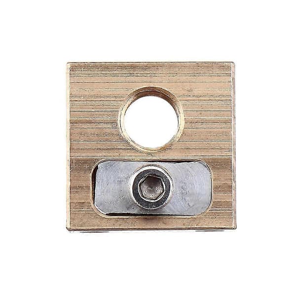 UM3 M6*0.75 Gjenge Messing Kobber Varmeblokk 4mm for 3D-skriver