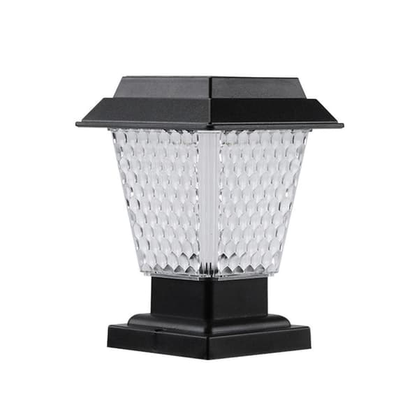 Solar LED Stolpelampe IP65 Vanntett Hage Utendørs Lampe[JUN]