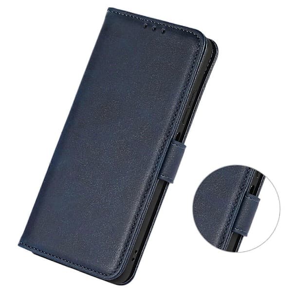 Til iPhone 16 Plus Cover PU Læder Pung Kohud Tekstur Stativ Telefonbeskyttelse