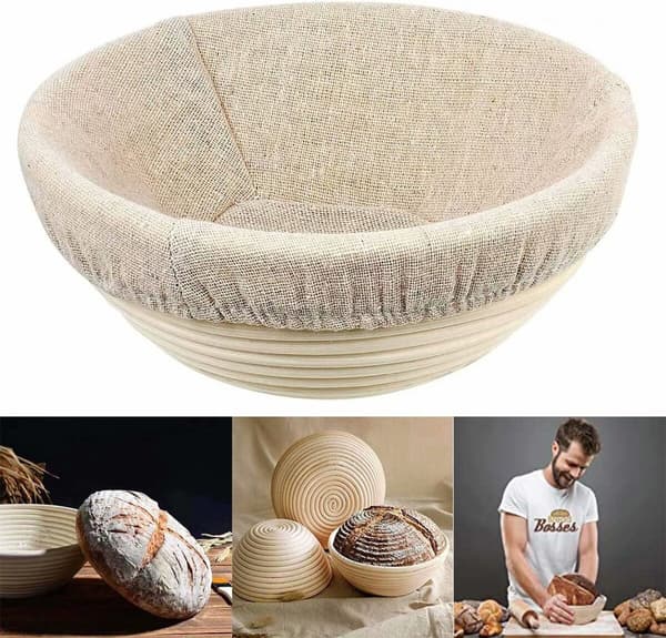 Pyöreä kohotuskori, pyöreä leipämuotti