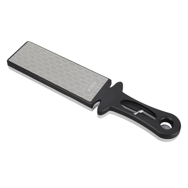 Diamond Knife Sharpener, Double-Sided 400/1000 Grit, Tool for Sharpening Scissors and Razor Blades