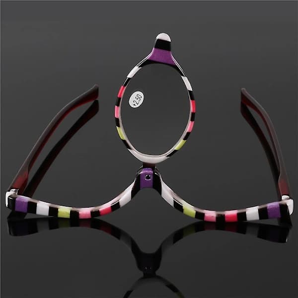 Makeup Glasses with Rotating Lens, Single Rotating Lens Glasses, Essential Makeup Tools for Women (FMY)