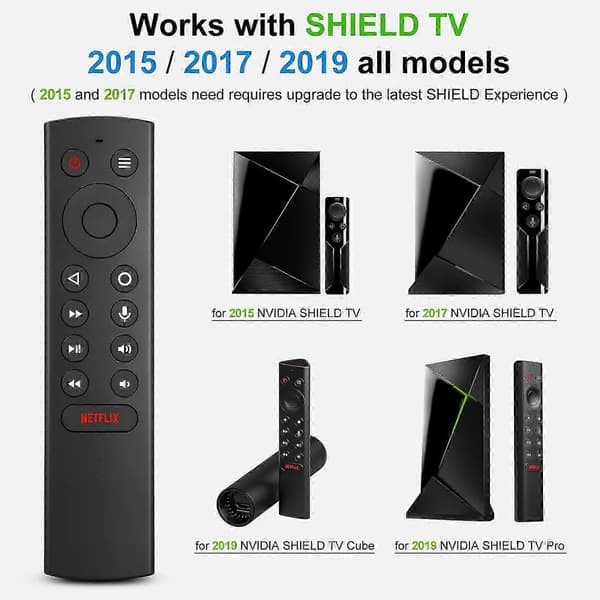 Shield TV Pro 2015 2017 2019 Shield Set Top Box Fjernkontroll Shield