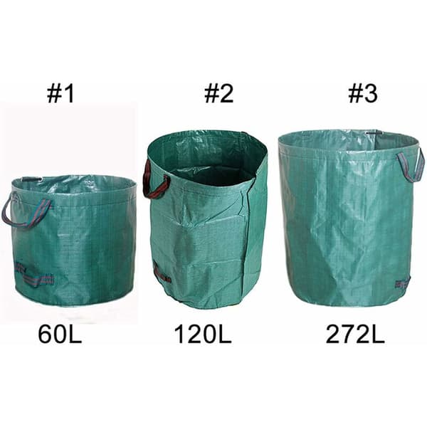 Garden Waste Bags 1 pc Reusable Garden Waste Bag Foldable Multifunctional Foldable Garden Leaf Bag Garden Leaf Storage Bin 272L