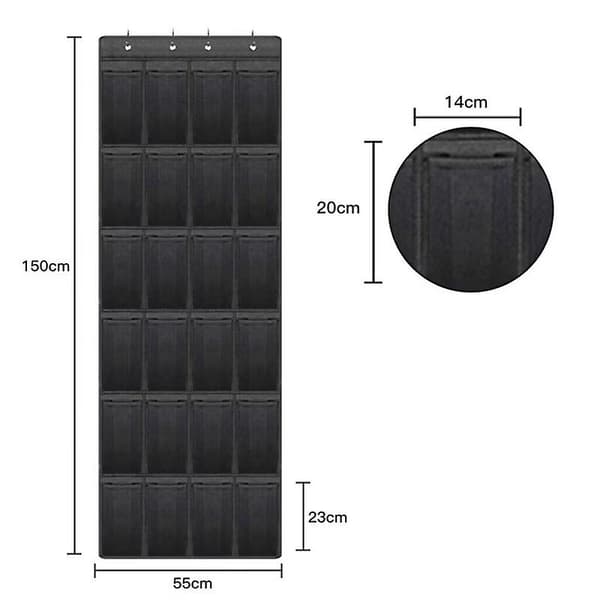 24-pocket over-the-door storage bag
