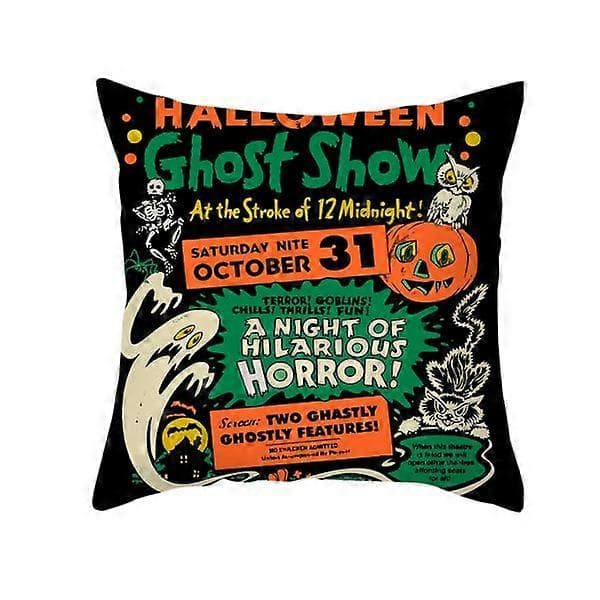 2 stk Halloween Pudebetræk Sofapude #9