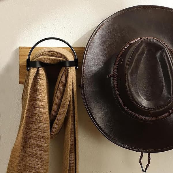 Cowboyhattehylde - Trendy western-stil - Cowboyhattehylde til vægmontering