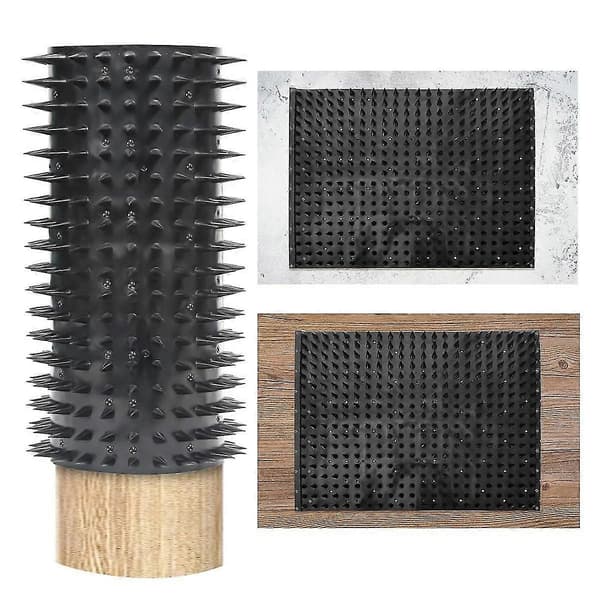 Massage Brush Set for Horses and Cattle, Cow Brush, Horse Scraper, Scratching Post for Cows, Livestock Post (2-Pack)