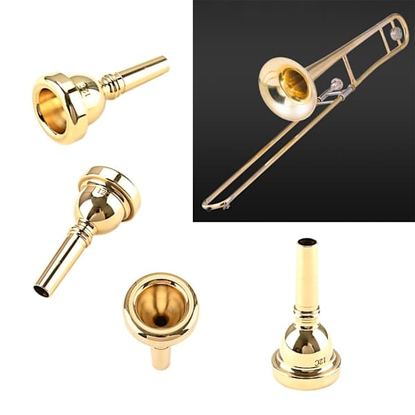 Metall Gull Trompetmunnstykke (12C) Instrumentmunnstykke for embouchure