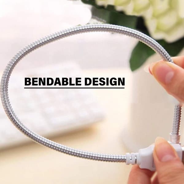 USB-nattlampe for bruk med bærbar PC eller datamaskin 36 cm lang