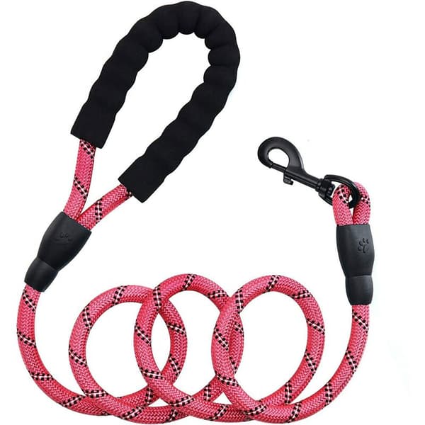 Koppel for kjæledyr, stål, rosa