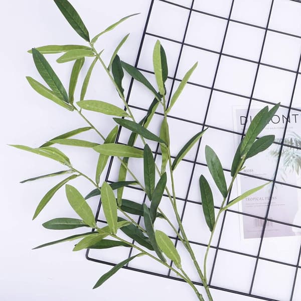Kunstige olivengrene - Silkeblad - Stor kunstig plante til bryllupshaveindretning