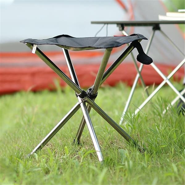 Pall, fällstol, teleskoppall för camping, vandring, utomhuskonsert