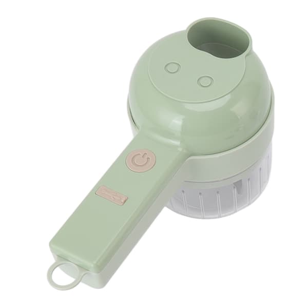 USB Rechargeable Handheld Garlic Chopper, Stainless Steel Blade, Waterproof, Open Refill Port