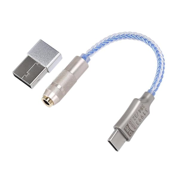 Cx31993 USB Typ C DAC Hörlursförstärkare med 3,5 mm utgång Snr Decodi
