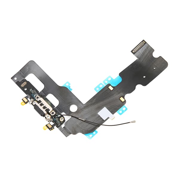Charging Port Module USB Charging Port Dock Connector Microphone Signal Antenna Flex Cable Module for iPhone 7 Plus Black