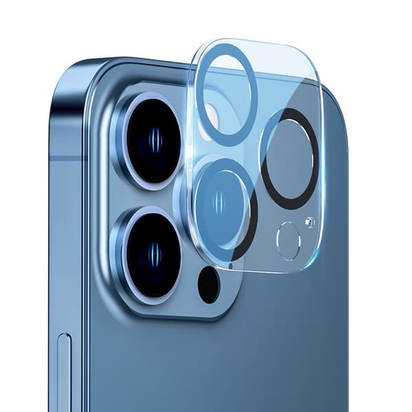[2-pak] Hærdet glas linsecover til iPhone 15 Pro Max