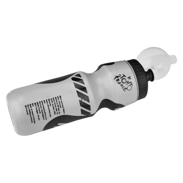 650 ml vesipullo pyörätelineellä maastopyöriin (harmaa)