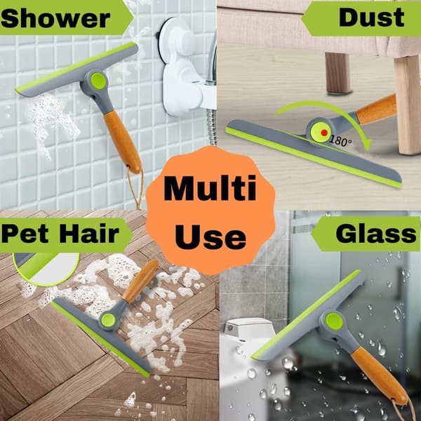 Window Squeegee Shower Tool - Shower Squeegee for Shower Doors and Shower Screen Cleaner/Shower Scraper - Window Cleaning Tool