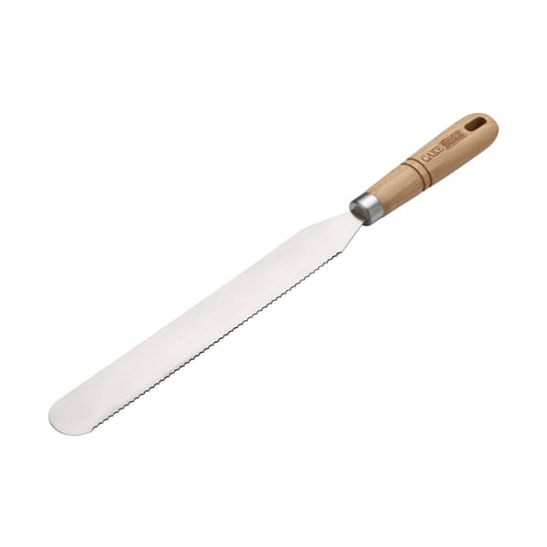 Cake Boss Serrated glasurspatel (25,5 cm)