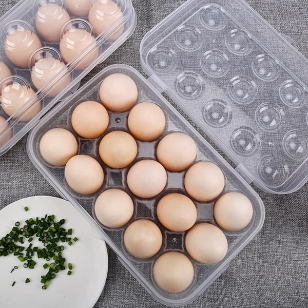 Shockproof Egg Carton Made of Transparent Material