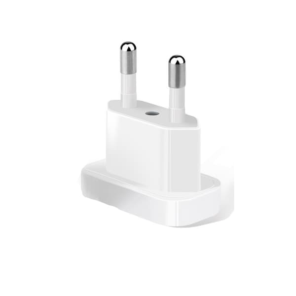 Europeisk standard hvit plugg 4,0 mm reiseadapter-FX-